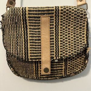 Woven crossbody bag